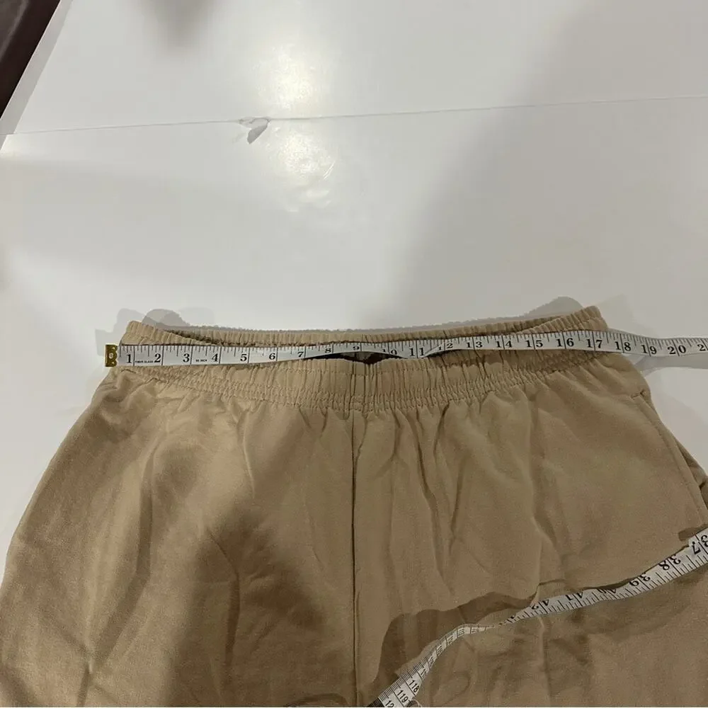 Pretty Little Thing‎ Tan High Rise Pull On Shorts Size 6